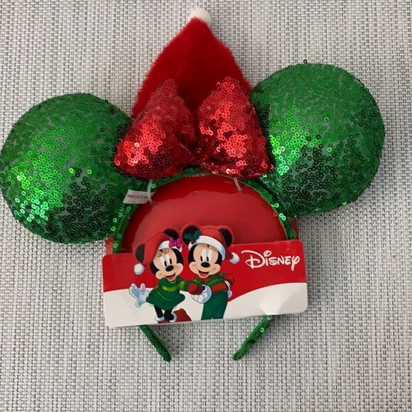 NEW MINNIE MOUSE HOLIDAY EAR - Picture 1 of 5